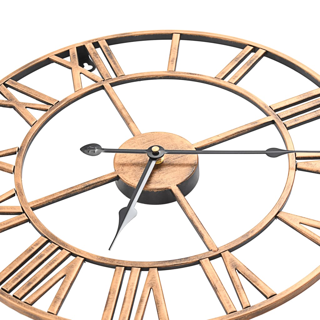 Wall Clock Metal 40 cm Golden - OLBRIT