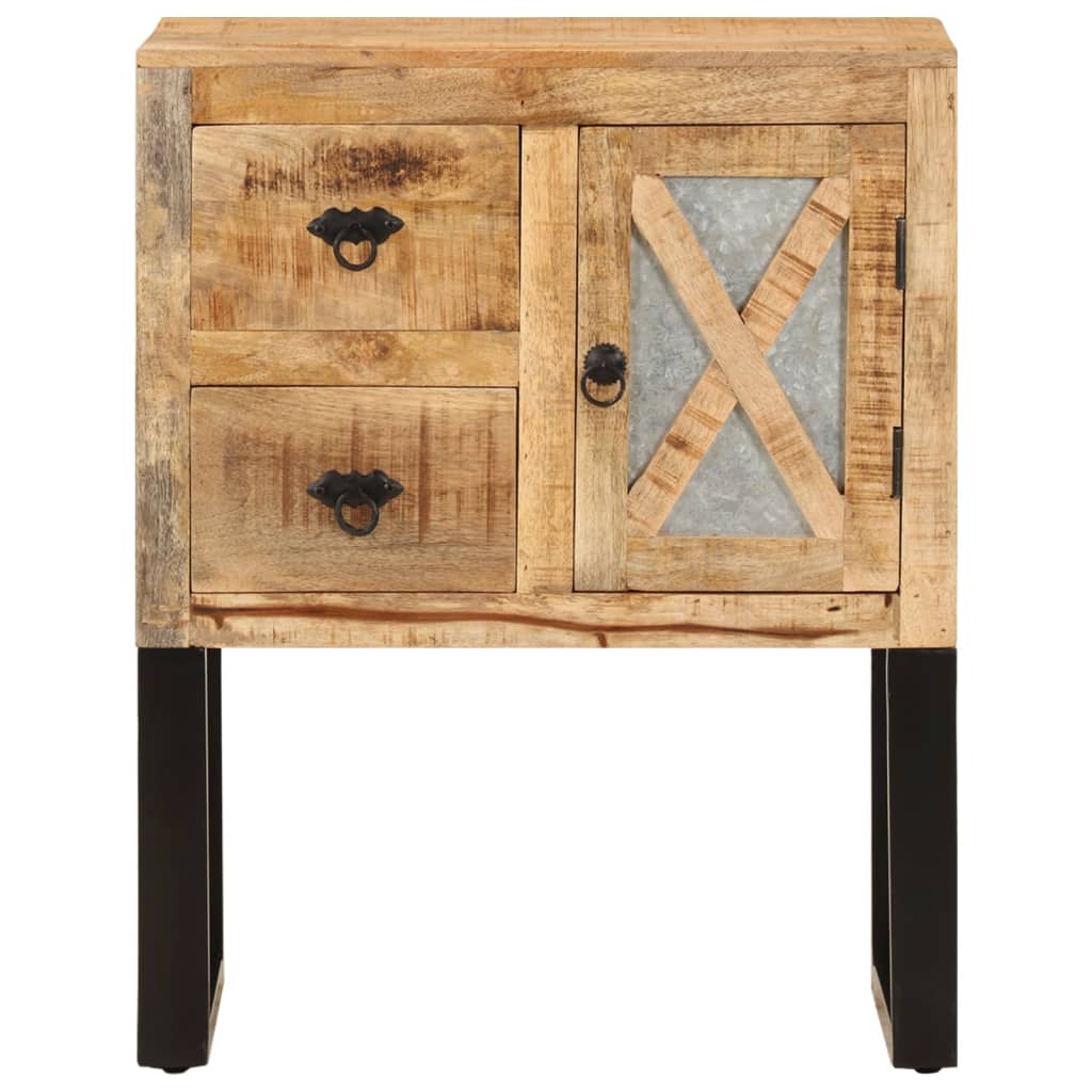 Sideboard 60x30x76 cm Solid Mango Wood - OLBRIT