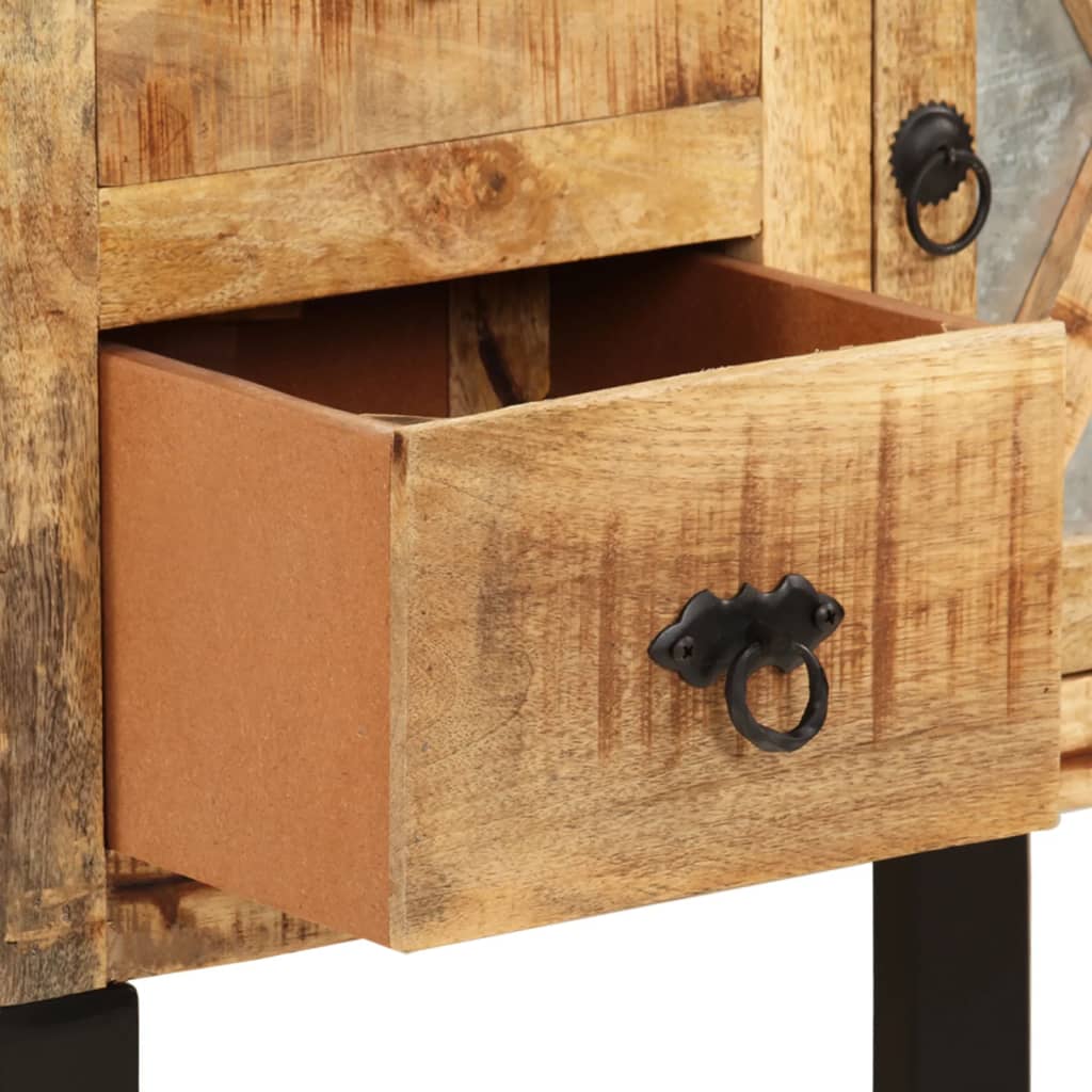 Sideboard 60x30x76 cm Solid Mango Wood - OLBRIT