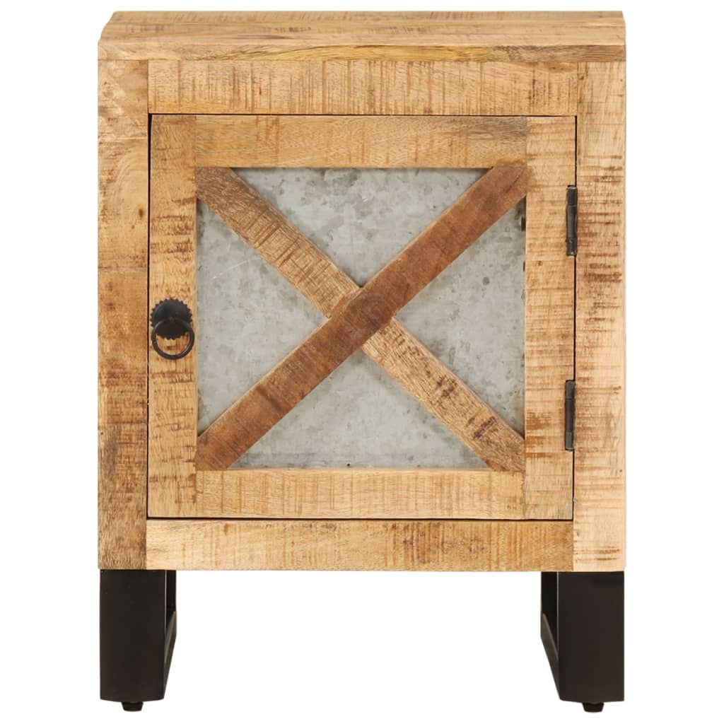 Bedside Cabinet 40x30x50 cm Solid Mango Wood - OLBRIT