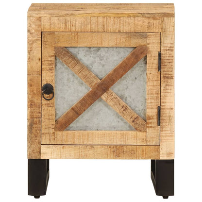 Bedside Cabinet 40x30x50 cm Solid Mango Wood - OLBRIT