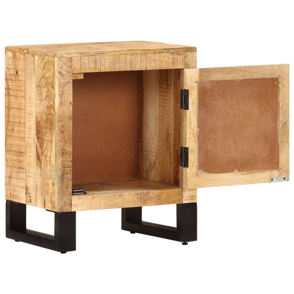 Bedside Cabinet 40x30x50 cm Solid Mango Wood - OLBRIT