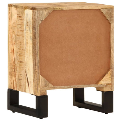 Bedside Cabinet 40x30x50 cm Solid Mango Wood - OLBRIT