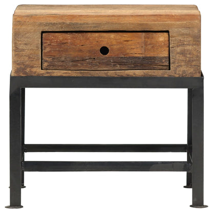 Bedside Cabinet 40x35x40 cm Solid Reclaimed Wood - OLBRIT