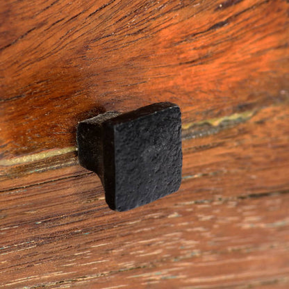 Bedside Cabinet 40x30x50 cm Solid Reclaimed Wood and Steel - OLBRIT