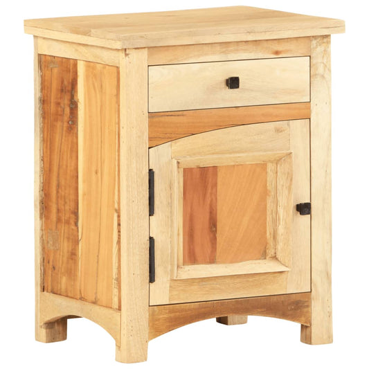 Bedside Cabinet 40x30x50 cm Solid Reclaimed Wood - OLBRIT
