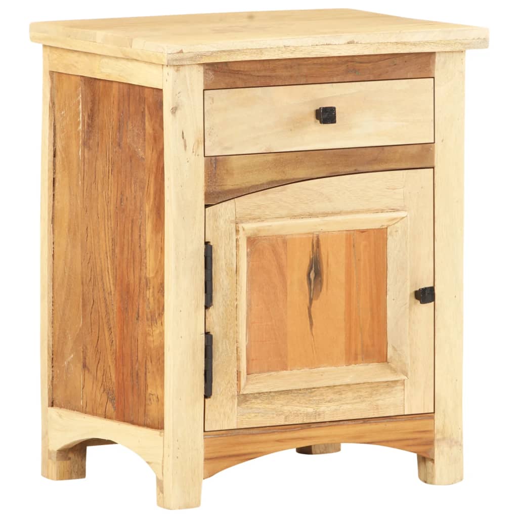 Bedside Cabinet 40x30x50 cm Solid Reclaimed Wood - OLBRIT