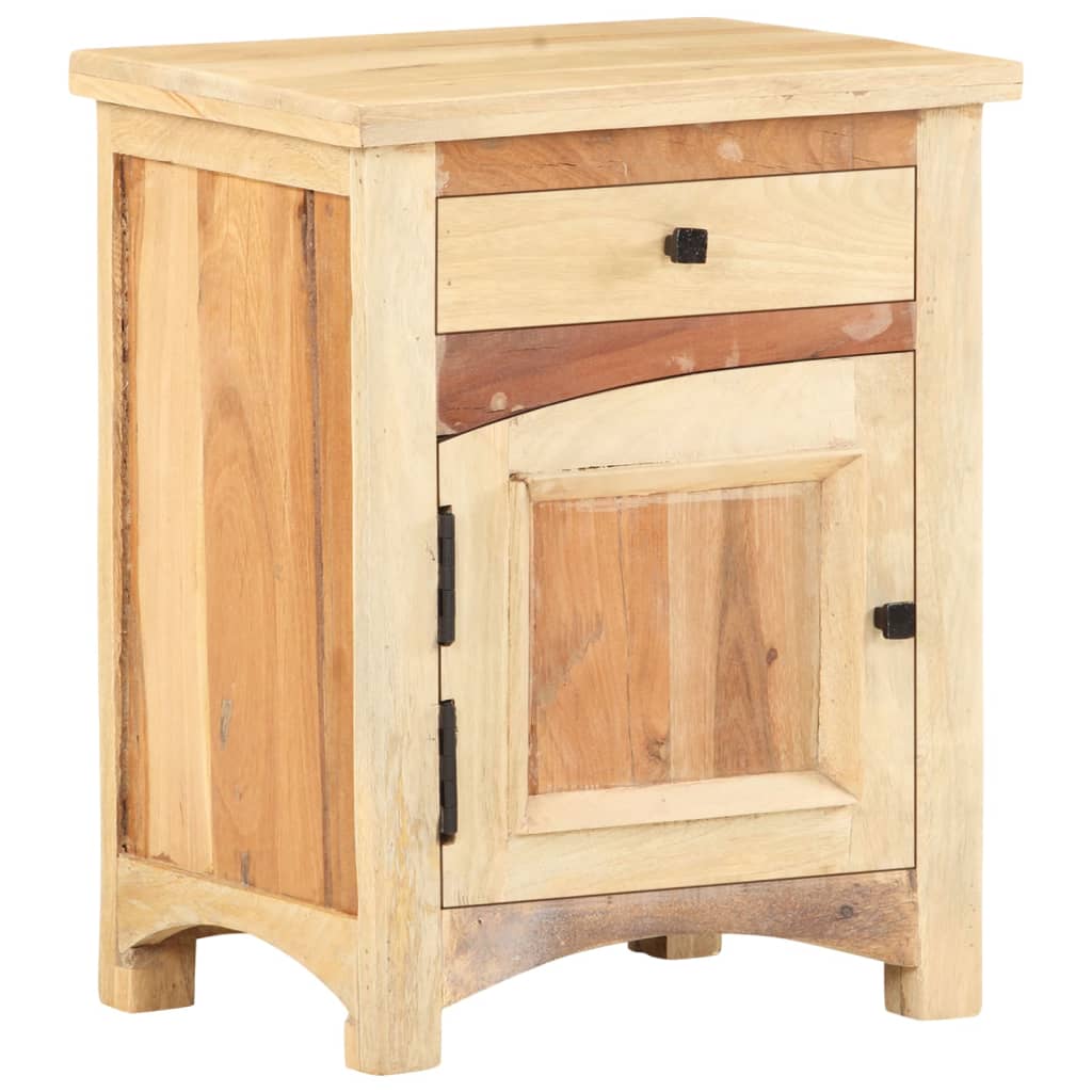 Bedside Cabinet 40x30x50 cm Solid Reclaimed Wood - OLBRIT