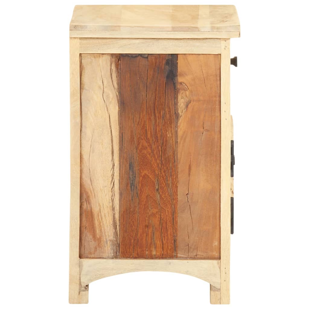 Bedside Cabinet 40x30x50 cm Solid Reclaimed Wood - OLBRIT