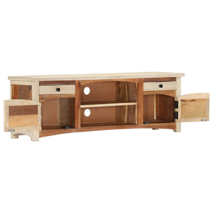 TV Cabinet 120x30x40 cm Solid Reclaimed Wood - OLBRIT