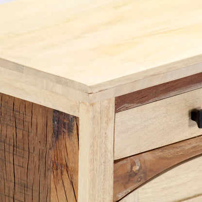 TV Cabinet 120x30x40 cm Solid Reclaimed Wood - OLBRIT