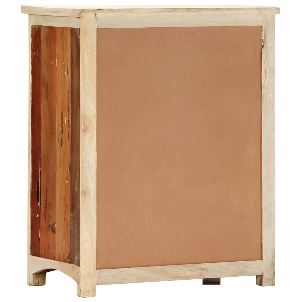 Side Cabinet 60x30x75 cm Solid Reclaimed Wood - OLBRIT