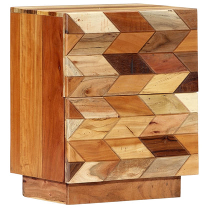 Bedside Cabinet 40x30x50 cm Solid Reclaimed Wood - OLBRIT