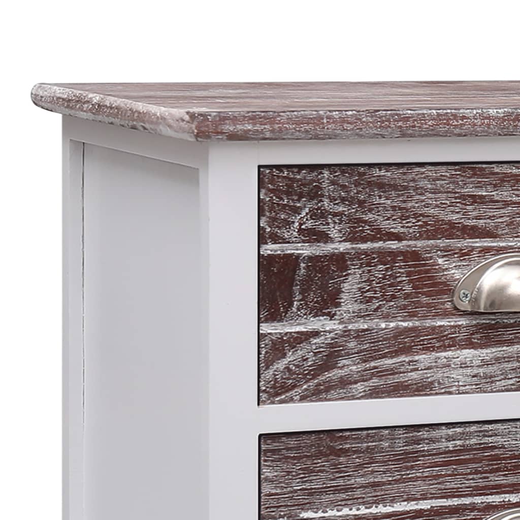 Hall Bench Brown 115x30x40 cm Wood - OLBRIT