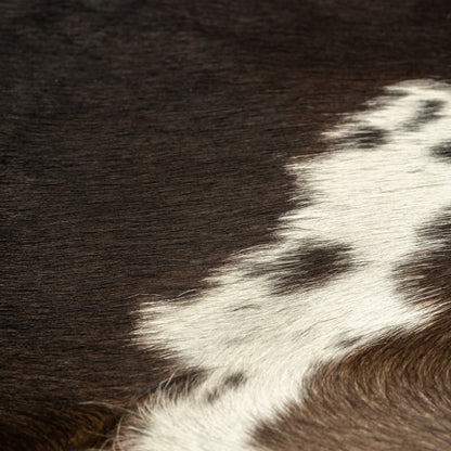 Real Cow Hide Rug Black 150x170 cm - OLBRIT