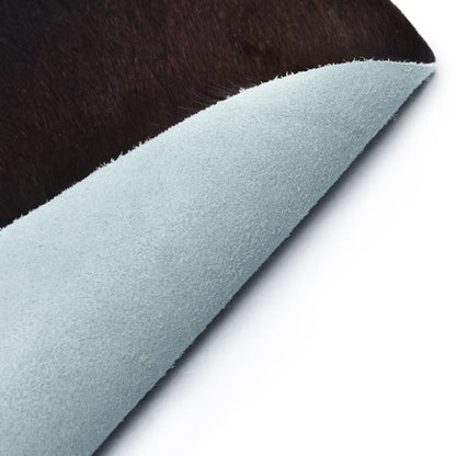 Real Cow Hide Rug Black 150x170 cm - OLBRIT