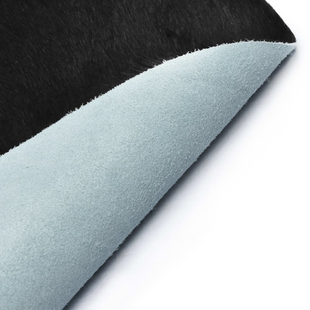 Real Cow Hide Rug Black and White 150x170 cm - OLBRIT