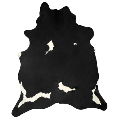 Real Cow Hide Rug Black and White 150x170 cm - OLBRIT