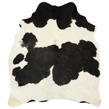 Real Cow Hide Rug Black and White 150x170 cm - OLBRIT