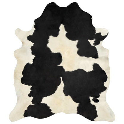 Real Cow Hide Rug Black and White 150x170 cm - OLBRIT