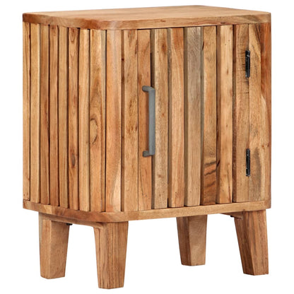 Bedside Cabinet 40x30x50 cm Solid Acacia Wood - OLBRIT