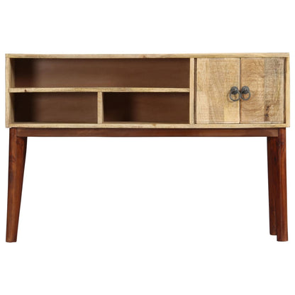 Console Table 115x30x76 cm Solid Rough Mango Wood - OLBRIT