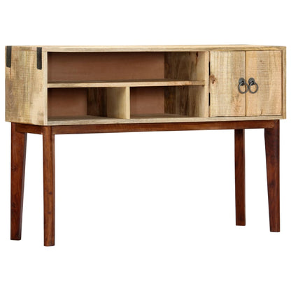 Console Table 115x30x76 cm Solid Rough Mango Wood - OLBRIT