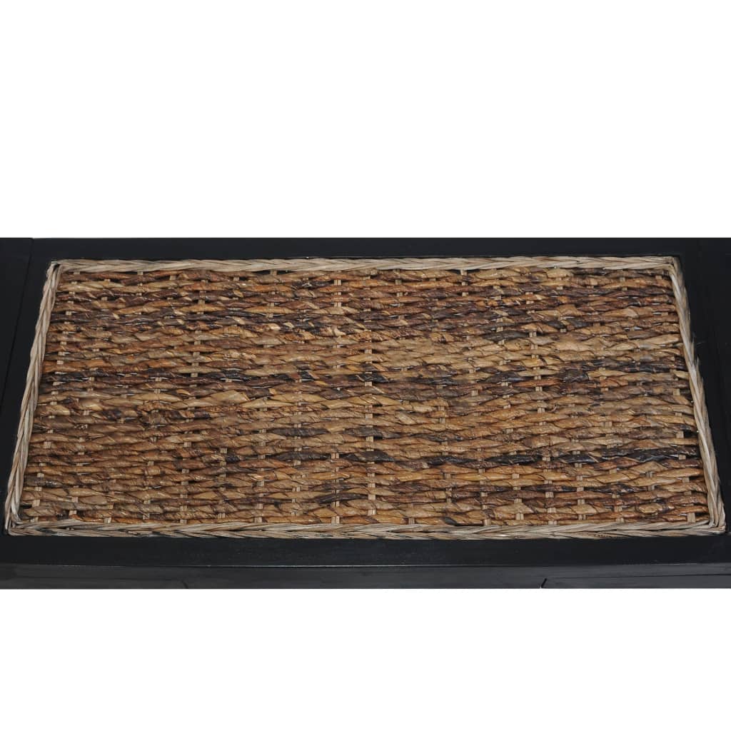 Bench 120 cm Dark Brown Abaca - OLBRIT