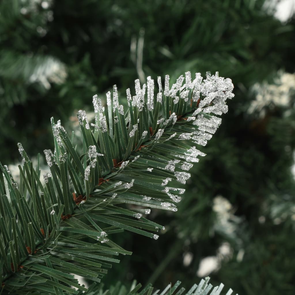 Artificial Christmas Tree with Pine Cones and White Glitter 150 cm - OLBRIT