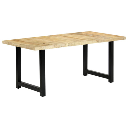 Dining Table 180x90x76 cm Solid Mango Wood - OLBRIT