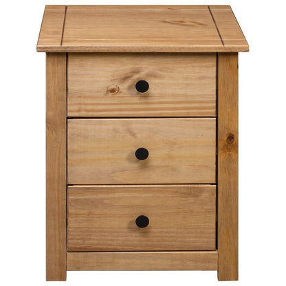 Bedside Cabinet 46x40x57 cm Pinewood Panama Range - OLBRIT