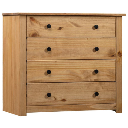 Side Cabinet 80x40x73 cm Pine Panama Range - OLBRIT