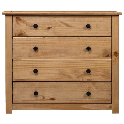 Side Cabinet 80x40x73 cm Pine Panama Range - OLBRIT