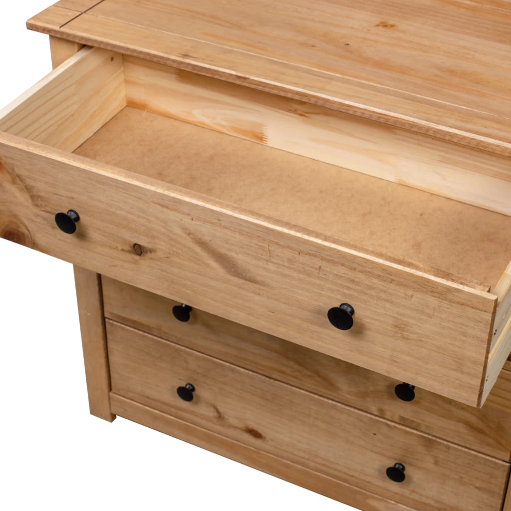 Side Cabinet 80x40x73 cm Pine Panama Range - OLBRIT
