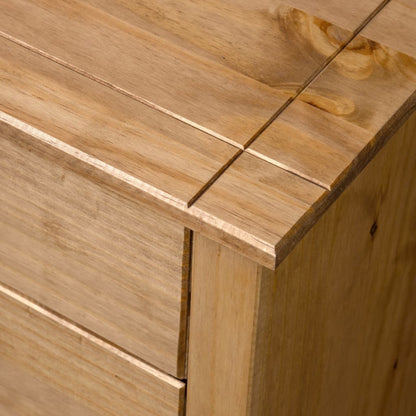 Side Cabinet 80x40x73 cm Pine Panama Range - OLBRIT