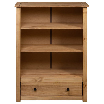 Bookcase 80x35x110 cm Solid Pine Wood Panama Range - OLBRIT