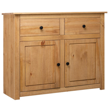 Sideboard 93x40x80 cm Solid Pinewood Panama Range - OLBRIT