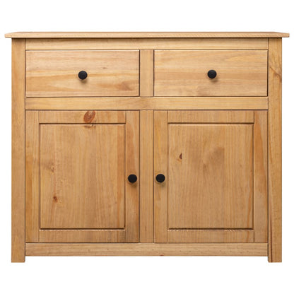 Sideboard 93x40x80 cm Solid Pinewood Panama Range - OLBRIT