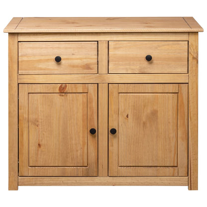 Sideboard 93x40x80 cm Solid Pinewood Panama Range - OLBRIT