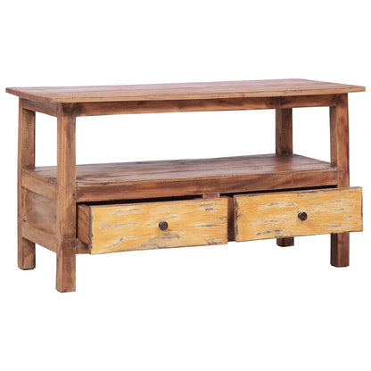 TV Cabinet 90x40x50 cm Solid Reclaimed Wood - OLBRIT