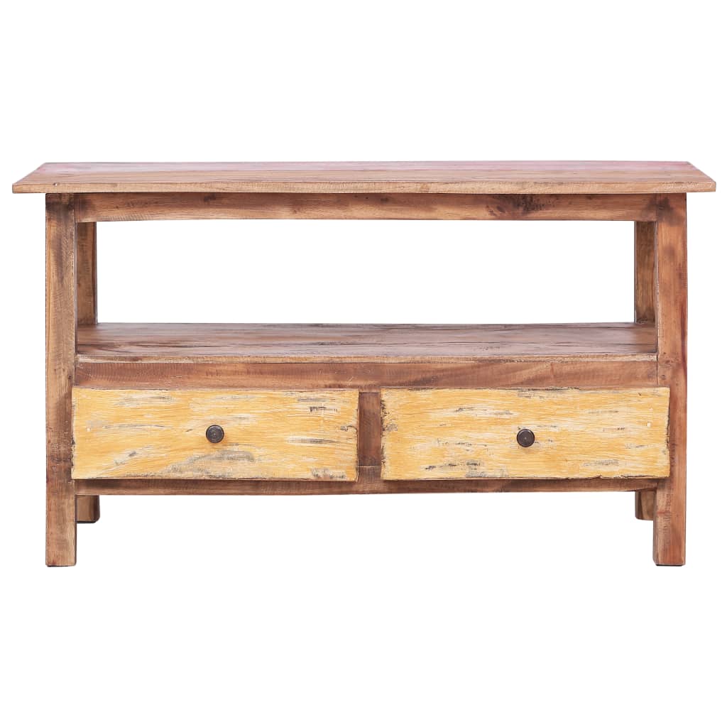 TV Cabinet 90x40x50 cm Solid Reclaimed Wood - OLBRIT