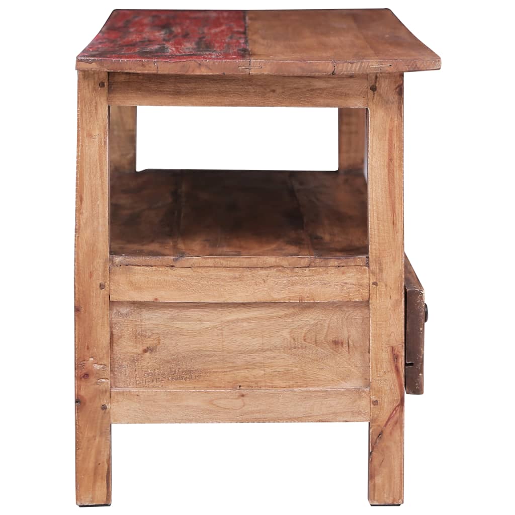TV Cabinet 90x40x50 cm Solid Reclaimed Wood - OLBRIT
