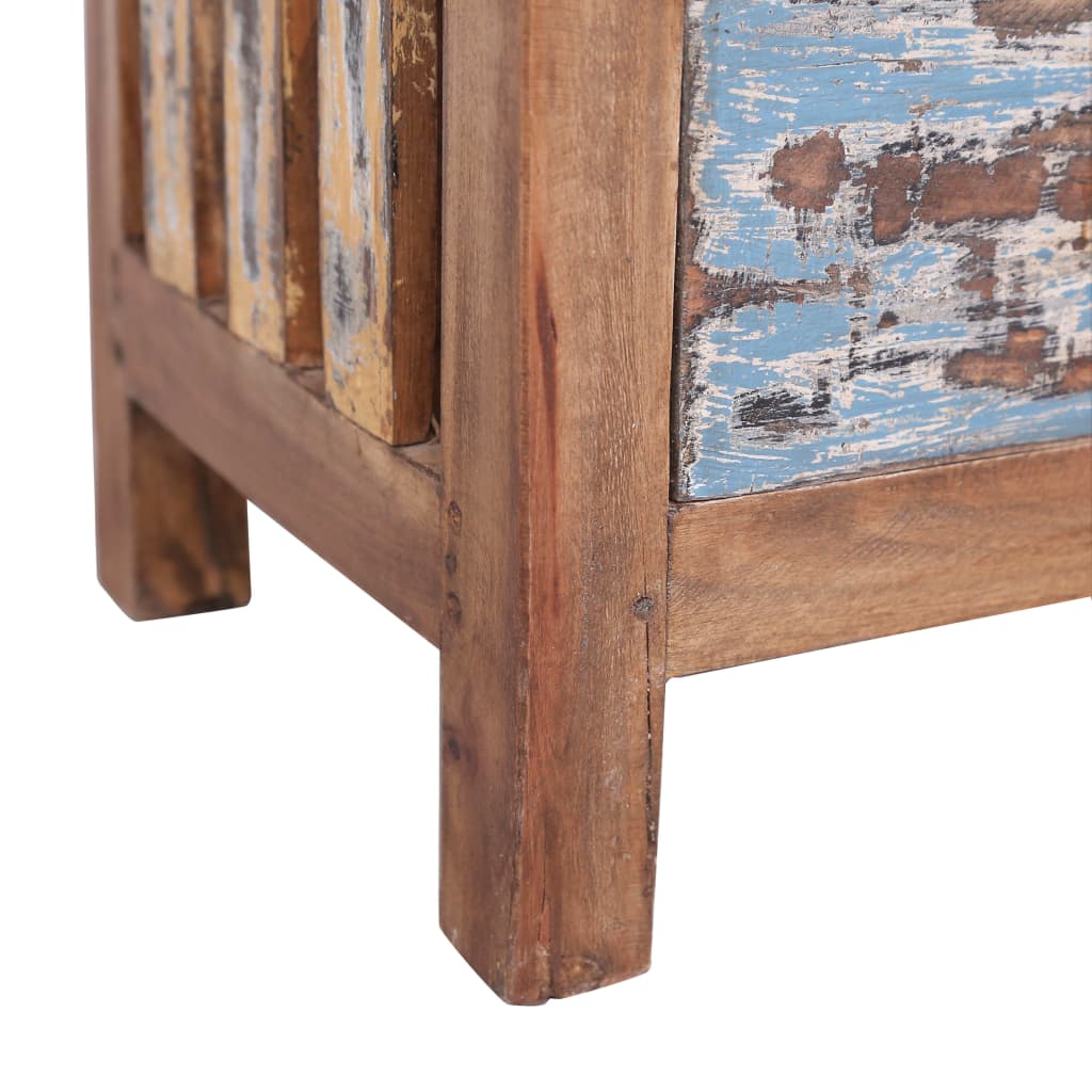 Bedside Cabinet 41x30x50 cm Solid Reclaimed Wood - OLBRIT
