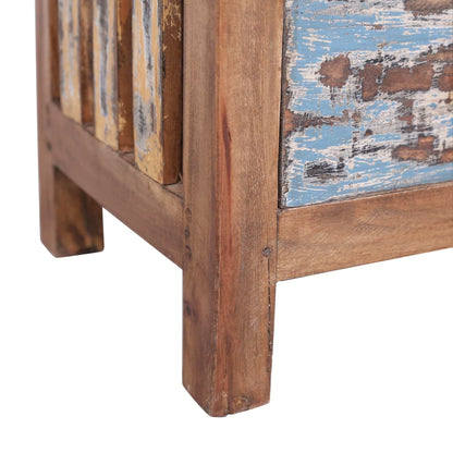Bedside Cabinet 41x30x50 cm Solid Reclaimed Wood - OLBRIT