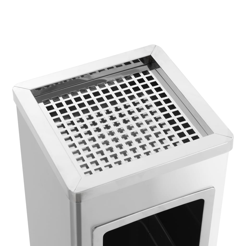Ashtray Dustbin Hotel 36 L Stainless Steel - OLBRIT