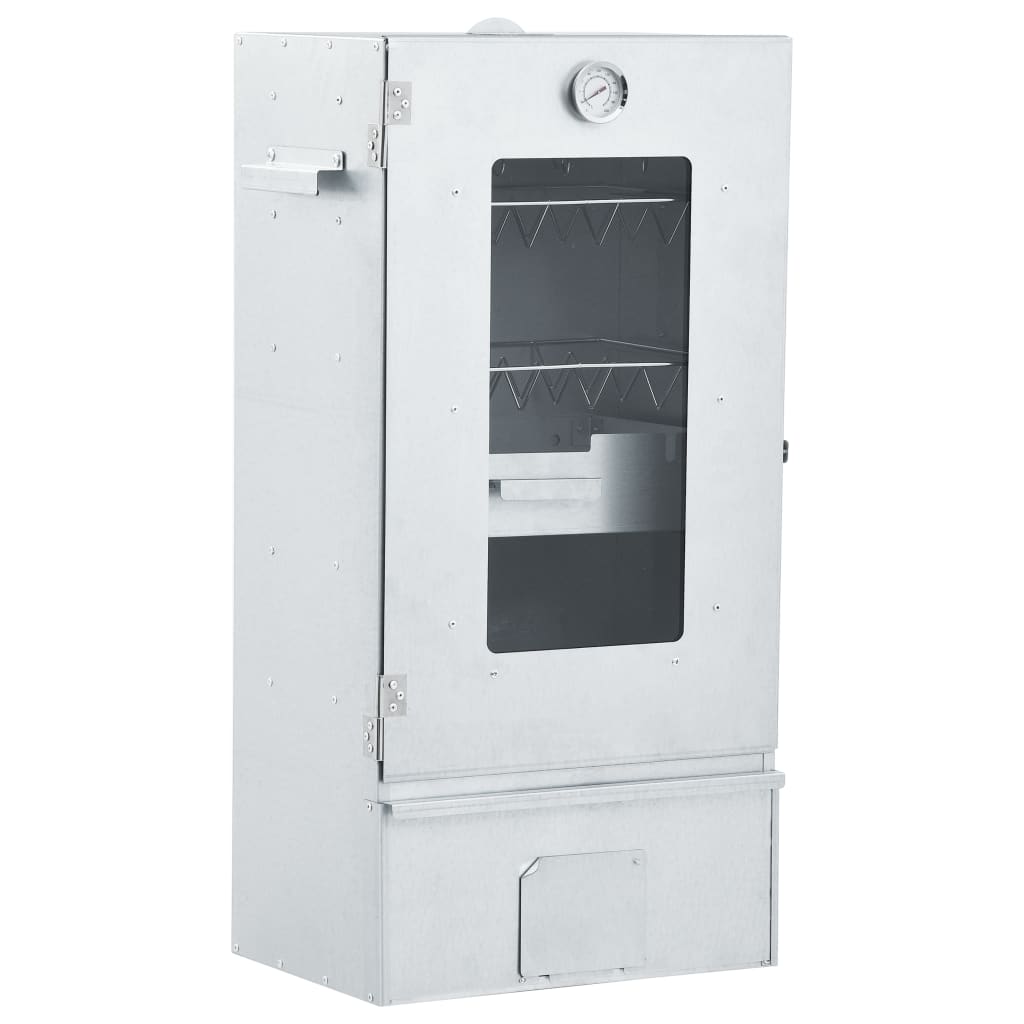 BBQ Oven Smoker with 1kg Wood Chips 44.5x29x83 cm - OLBRIT