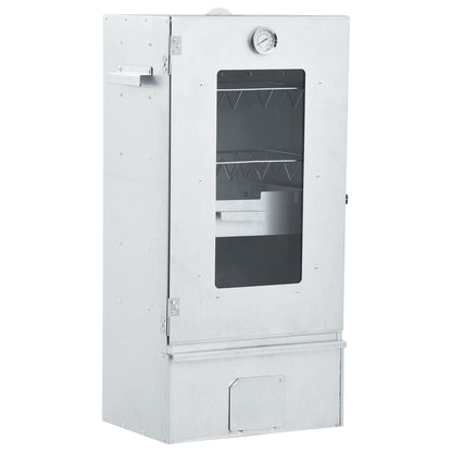 BBQ Oven Smoker with 1kg Wood Chips 44.5x29x83 cm - OLBRIT