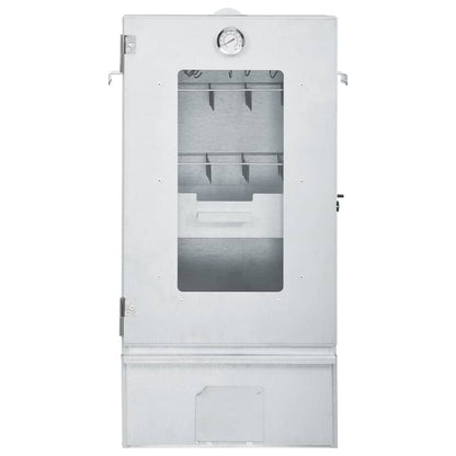 BBQ Oven Smoker with 1kg Wood Chips 44.5x29x83 cm - OLBRIT