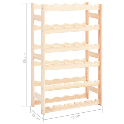 Wine Rack for 30 Bottles Pinewood - OLBRIT