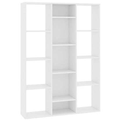 Room Divider/Book Cabinet White 100x24x140 cm Engineered Wood - OLBRIT
